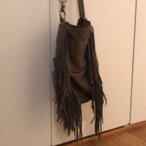 Real leather Vintage fringe bag
